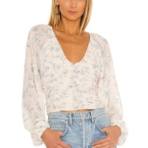 Free People New Final Rose Blouse